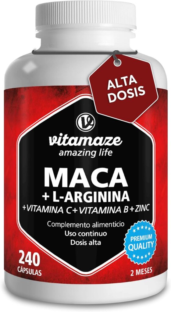 Extracto de Maca Andina Ecológica, 4850mg, 400 Comprimidos